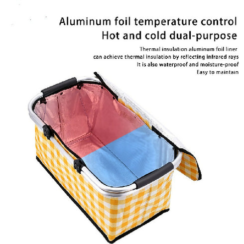 Large Capacity Oxford Thermal Insulation Cooler Bag